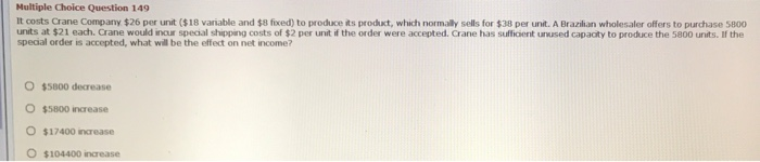 cost O Sell the inventory for $20000 scrap value O Manufacture further