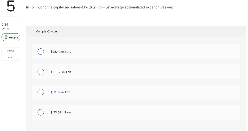 5 In computing the capitalized interest for 2021, Crocus' average accumulated