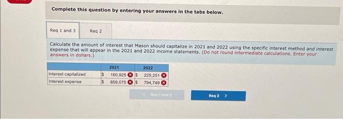 1, 2021, the Mason Manufacturing Company began construction of a building to