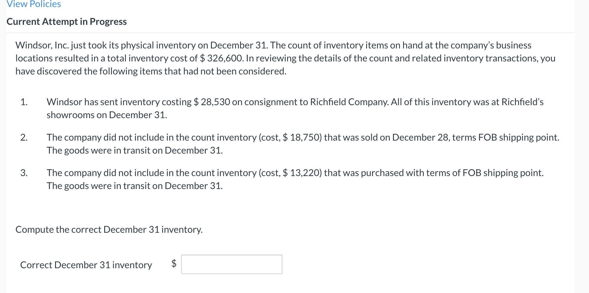 View Policies Current Attempt in Progress Windsor, Inc. just took its