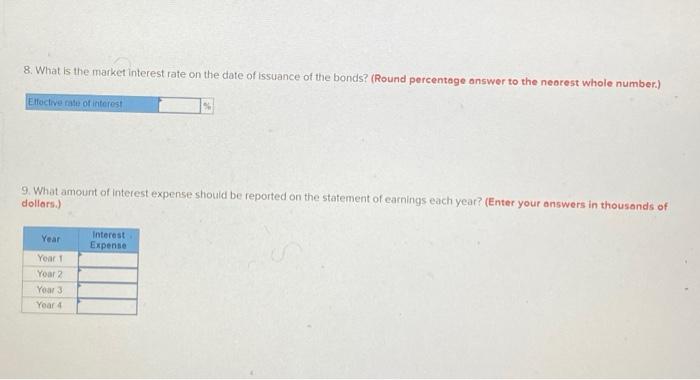 January 1, year 1 Interest is payable at the end of each