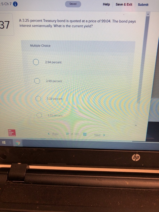  5 Ch 7 6 Saved Help Save & Exit Submlt A