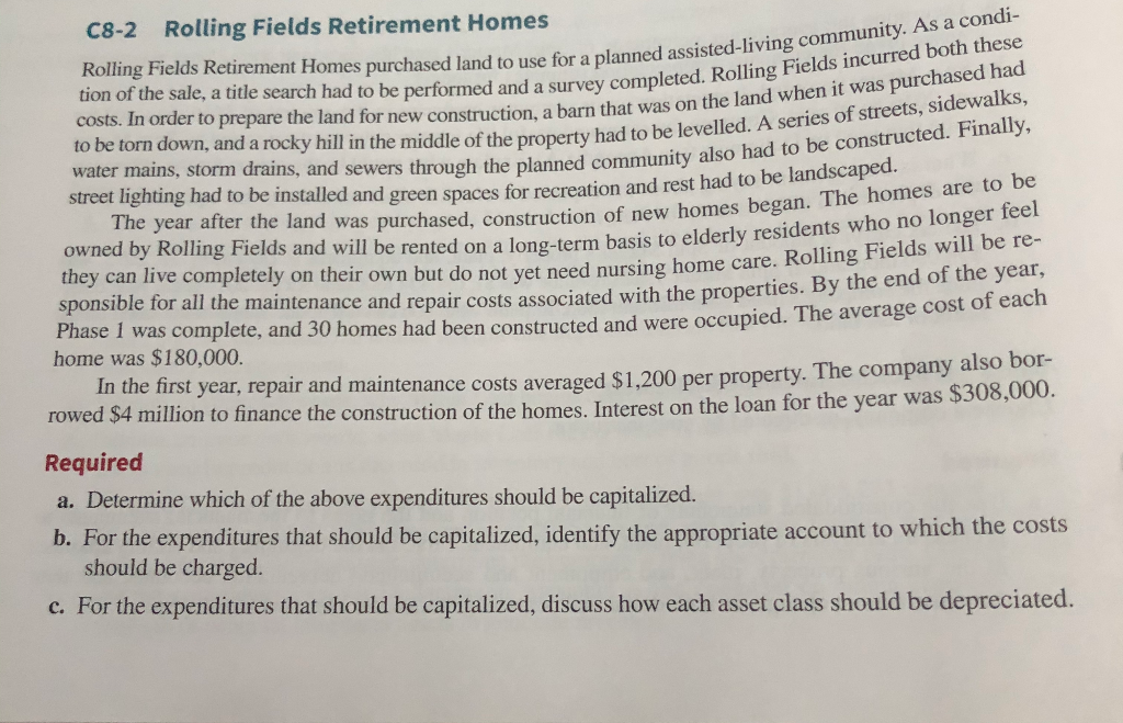  C8-2 Rolling Fields Retirement Homes Rolling Fields Retirement Homes purchased land