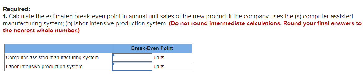 7-8, 7- 10) (The following information applies to the questions displayed below.)