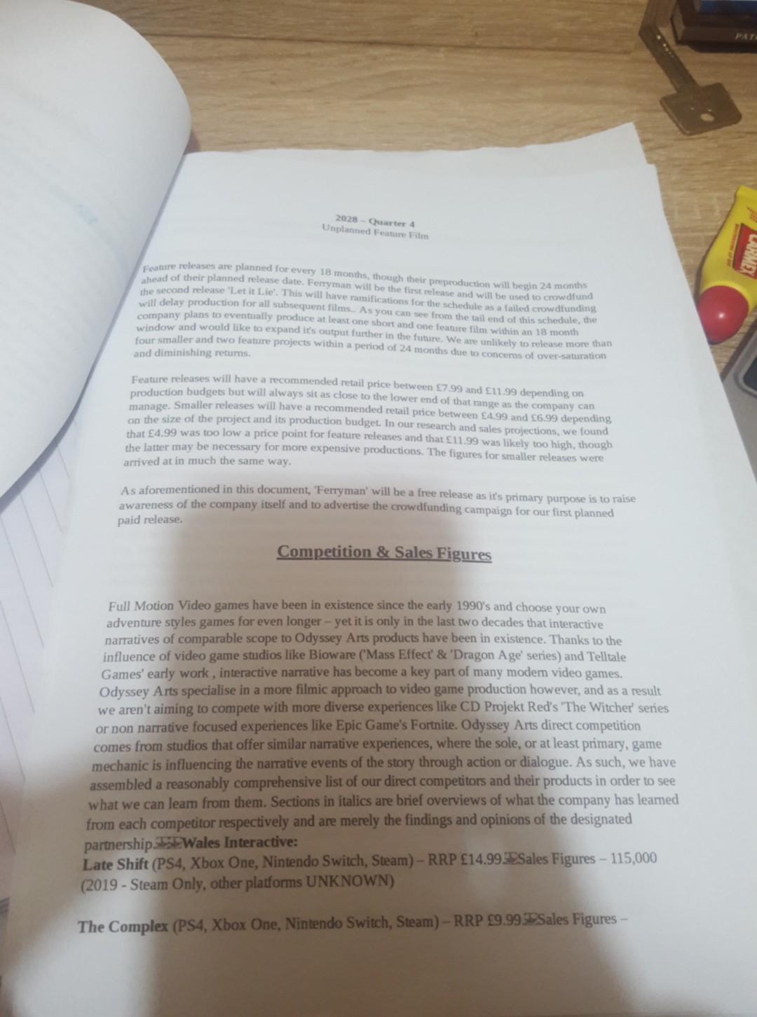 company was intended to focus on both Theatre and Interactive Media productions