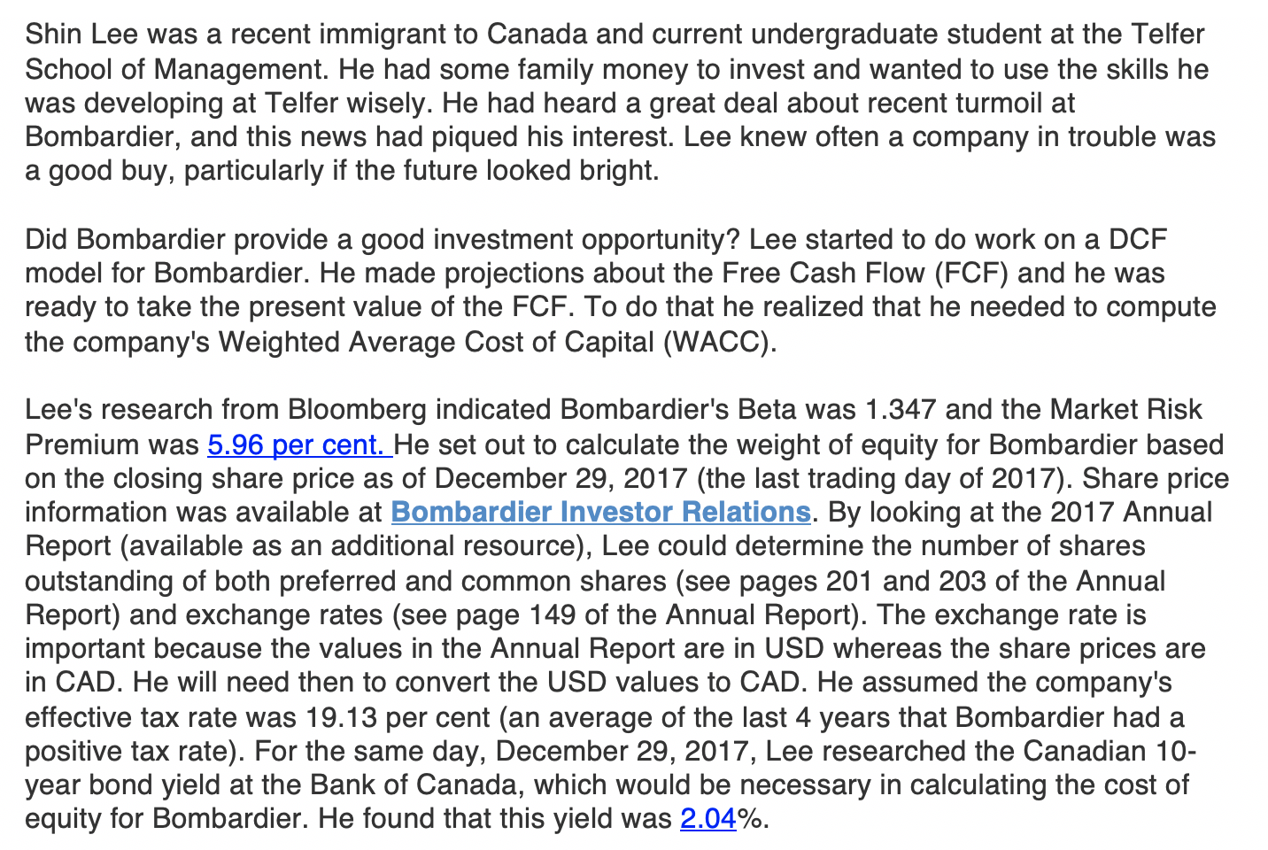 Shin Lee was a recent immigrant to Canada and current undergraduate