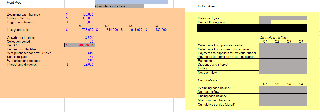 output area. Keafer Manufacturing Working Capital Management You have recently been hired