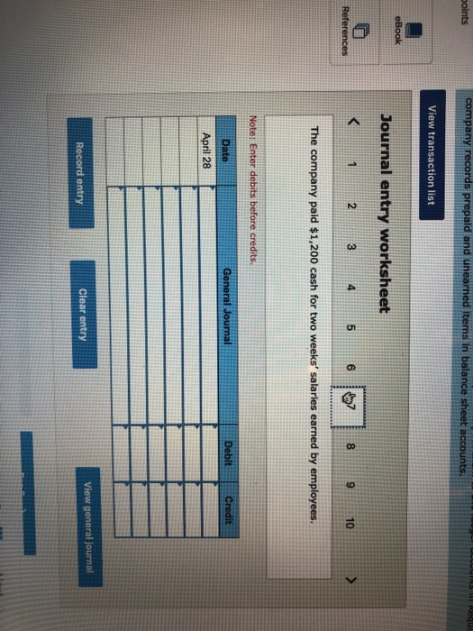 available Use the following information: a. Two-thirds (or $117) of one month's