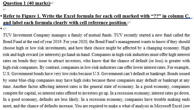 Only equations, please!!!!!!!!!!! Only equations, please!!!!!!!!!!! Question 1 (40 marks) Refer to