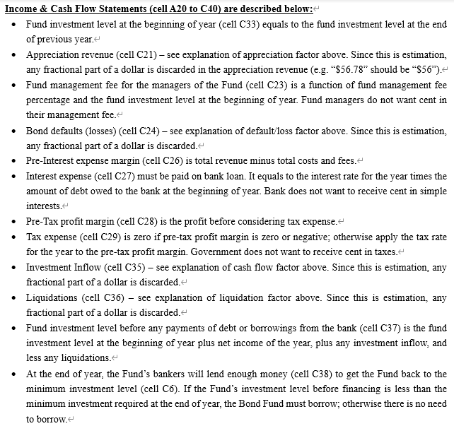 2019. For year 2020, the Bond Fund's management wants to know if