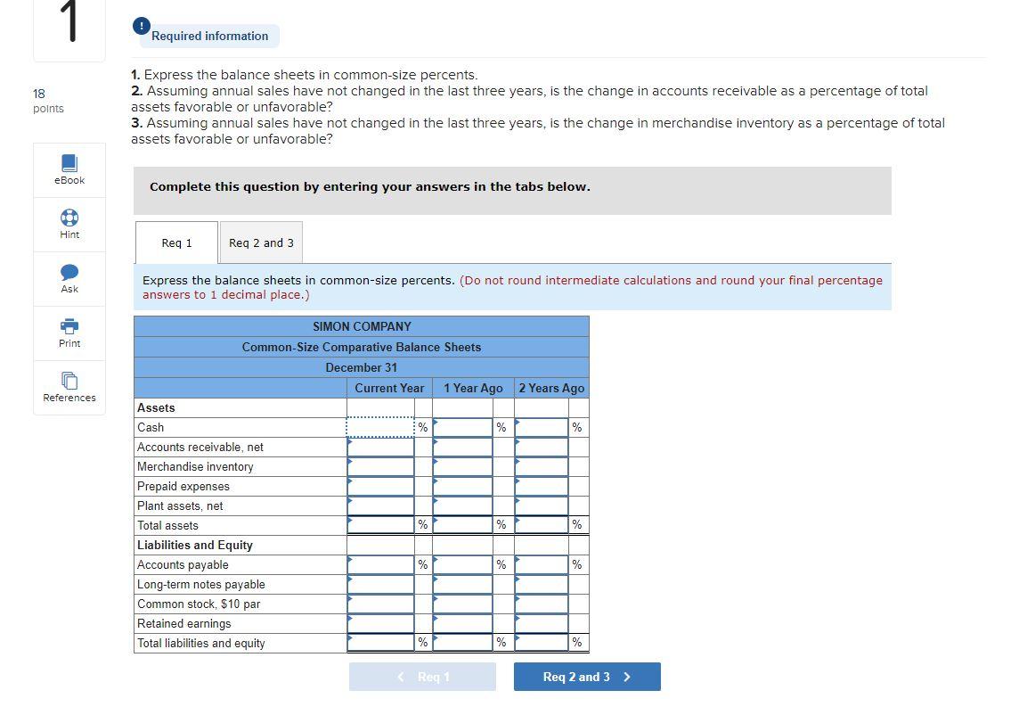 (Algo) [The following information applies to the questions displayed below.) Simon Company's