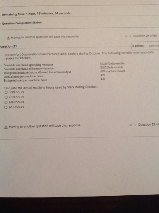 Remining Time: 18 minutes. Question Status: EC C or-potation 40m relates to
