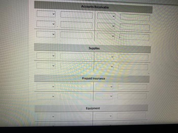 the balance on account. Purchased cleaning supplies for $ 1,120 on account