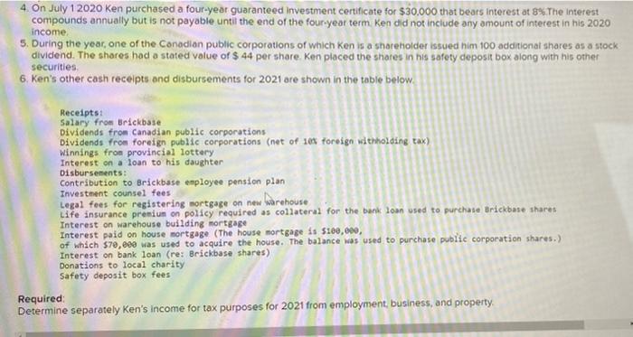 shareholder in Brickbase Enterprises Ltd, a Regina-based construction company. He is also