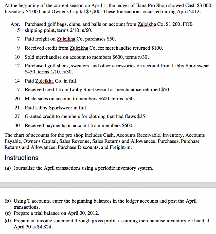 At the beginning of the current season on April 1 , the