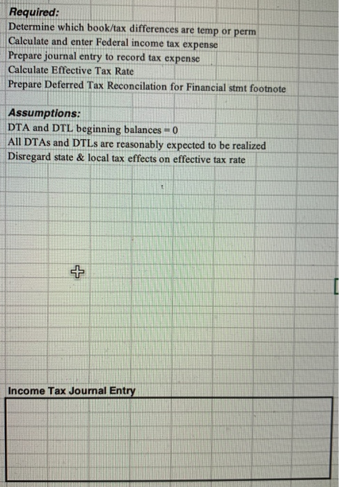 Book Tax 4,800 4,800 1,000 205 5,820 5.105 300 (700) (15) Payments