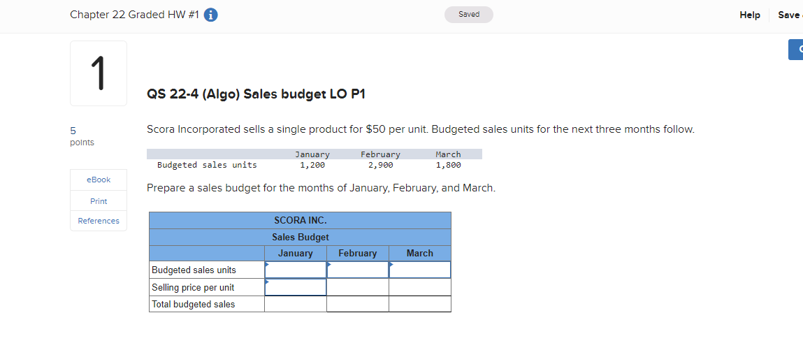  Chapter 22 Graded HW #1 A Saved Help Save C 1