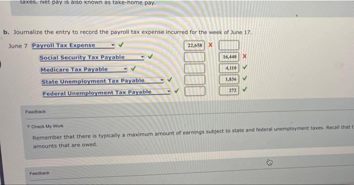 gross wages of $274,000 during the week ended June 17. The amount