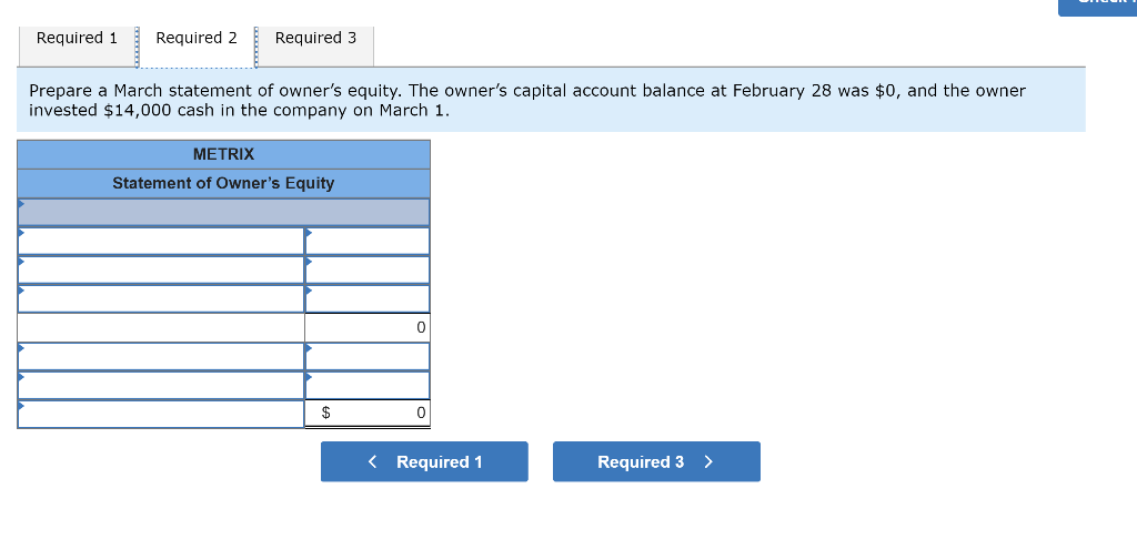 a consulting firm called Metrix, which began operations on March 1. On