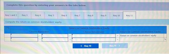 equity. Note: Do not round intermediate calculations. Complete this question by entering