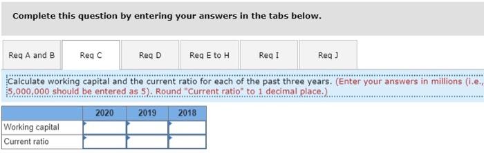 2019, 2018 (in millions) Current assets Other assets Total assets Current liabilities