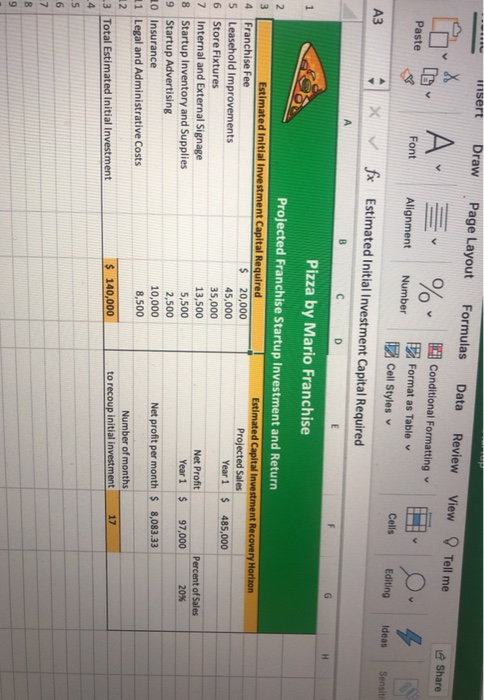  please use the excel sheet i gave to solve this. thamk