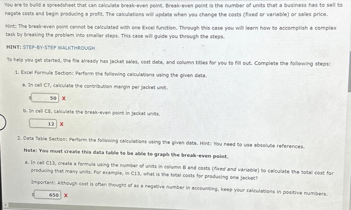 learn to: 1. understand how costs and sales price interact to produce