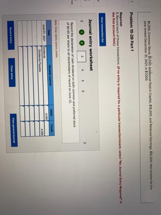 on the balance sheet equation (L010-2, 10-3, 10-4, 10-5) [The following information