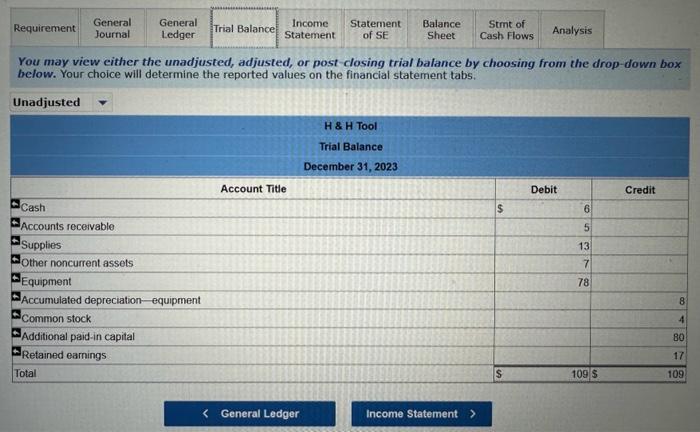 tabs. (Step 2) Prepare the necessary adjusting entries (13) through (17) (transactions