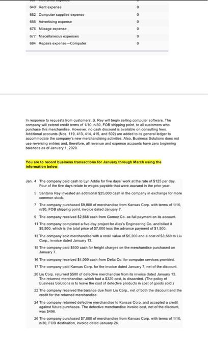 Rey created Business Solutions on October 1, 2018. The company has been