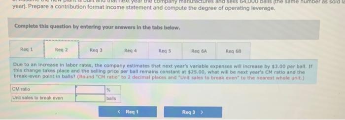 has a ball that sells for $25. At present, the ball is