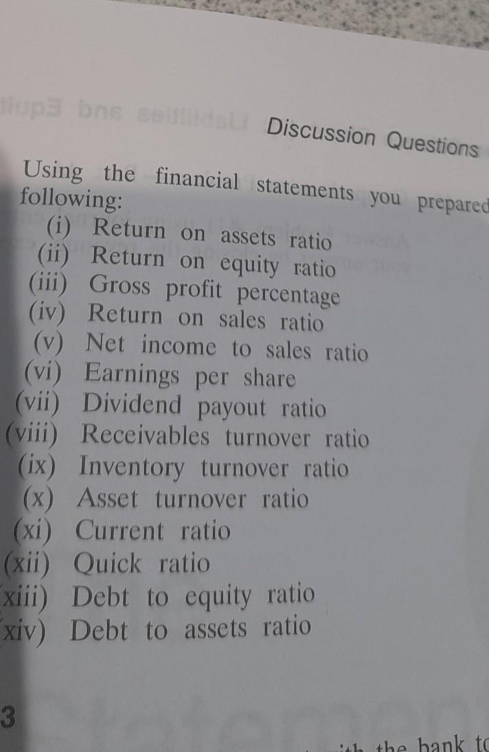 data given in the photo. commons 1. Comprehensive Problem - Part 4