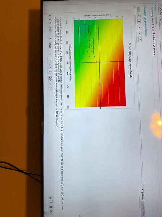  Remaining Time 1 hour, 48 minutes. 06 seconds. Question Completion Status: