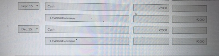 December 31, the market price of the Bella Roma shares was $17