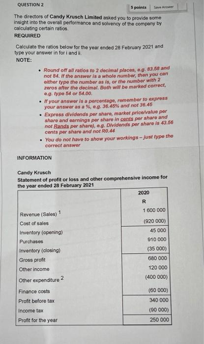 can you please help me with this homework? QUESTION 2 5 points