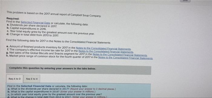  please show all steps - This problem is based on the