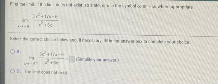 lim X-0 (x + 1)2 - 1 = (Simplify your answer.) X