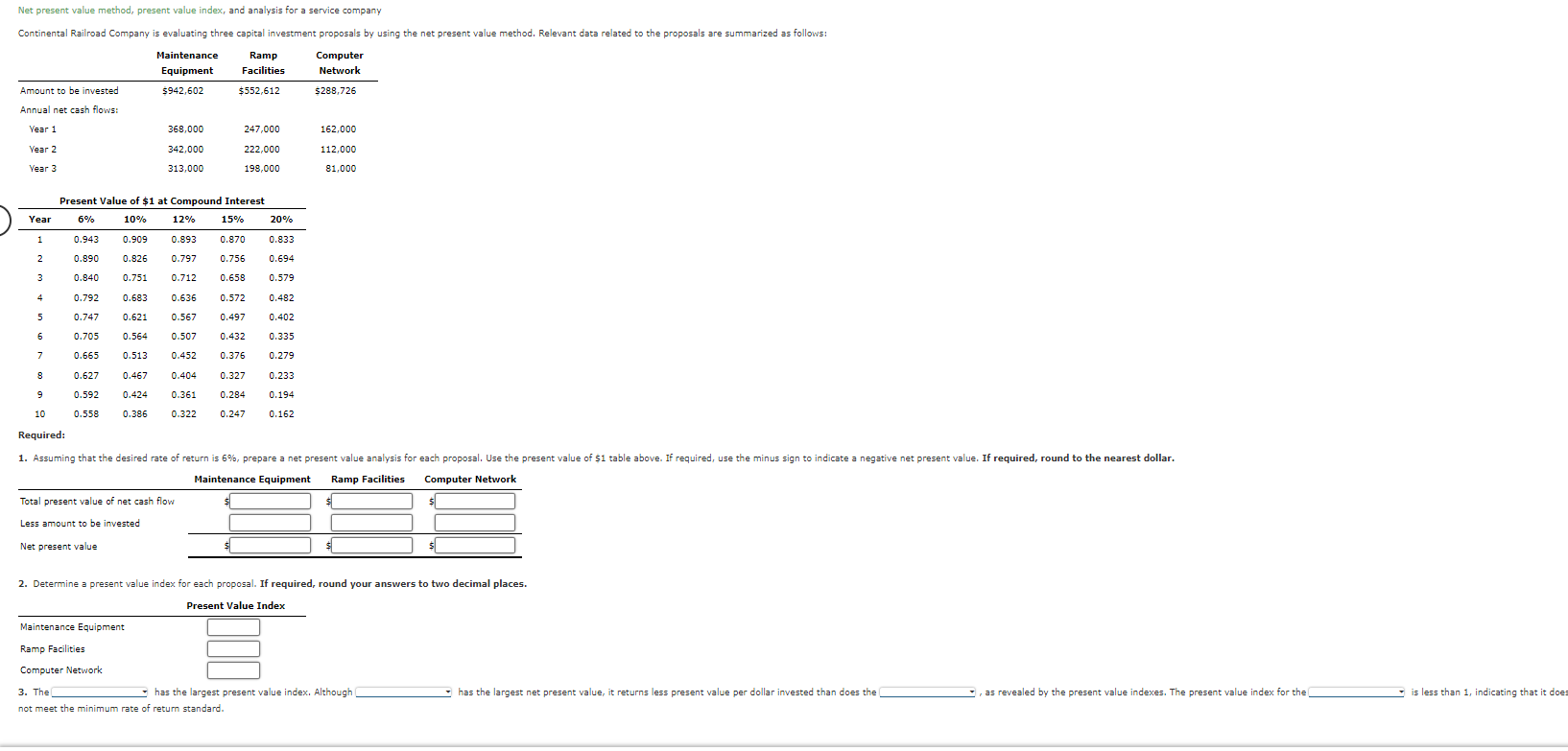 Contirntal Reilroad Cam An-nuntto be nested flms: pany IS Equipment $942,E02 indu,