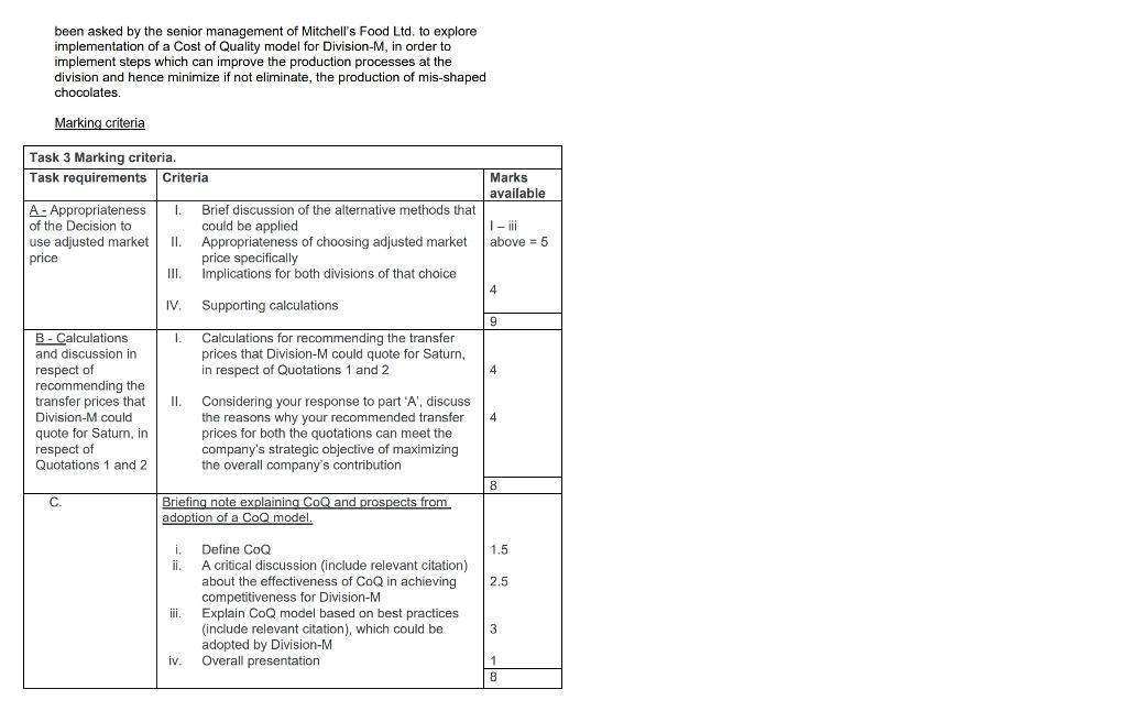 2 from Division-Z, and the likely implications of such a transfer price