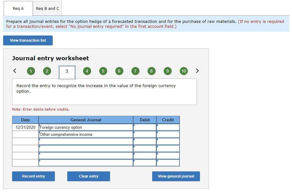 on March 15, 2021. To hedge this forecasted transaction, on December 15,