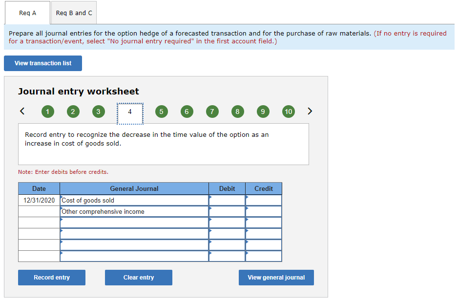 2020, the company acquires a call option to purchase 1,400,000 francs in