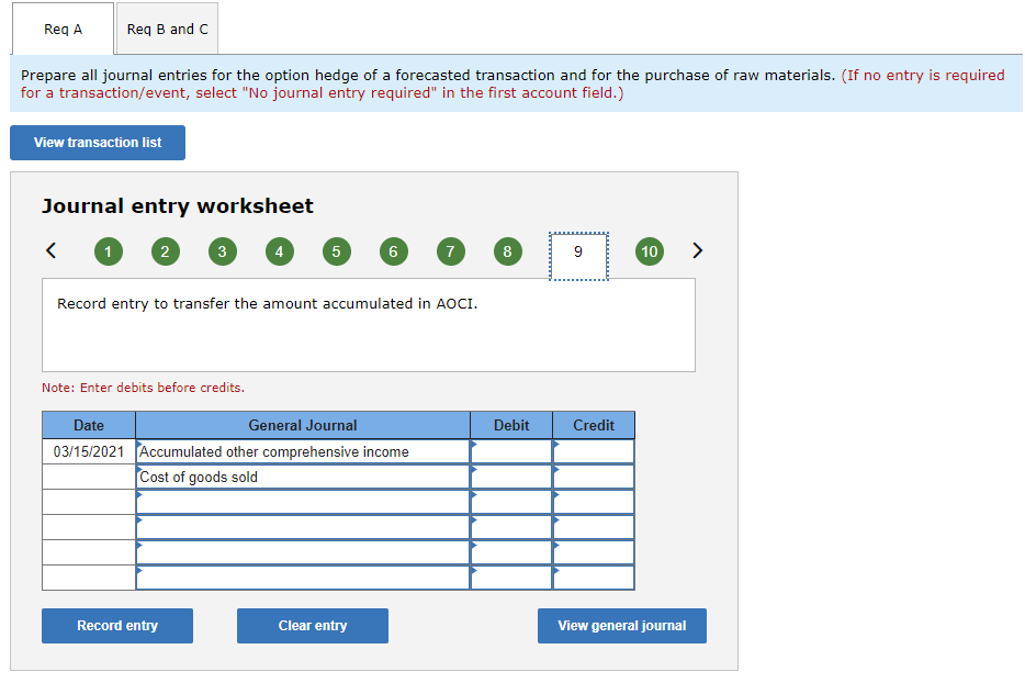 15, 2021, when the raw materials are purchased, the spot rate has