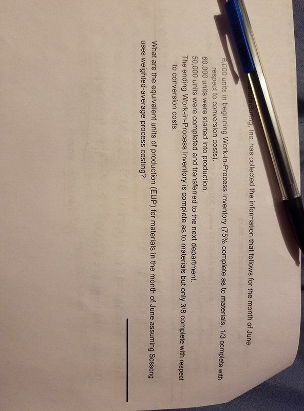 step by step please nc, has collected the information that follows for