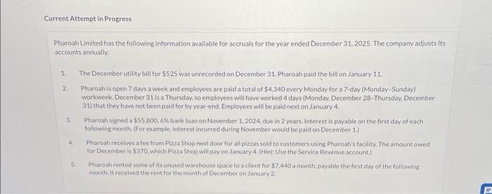  For each situation, prepare the journal entry to record the subsequent