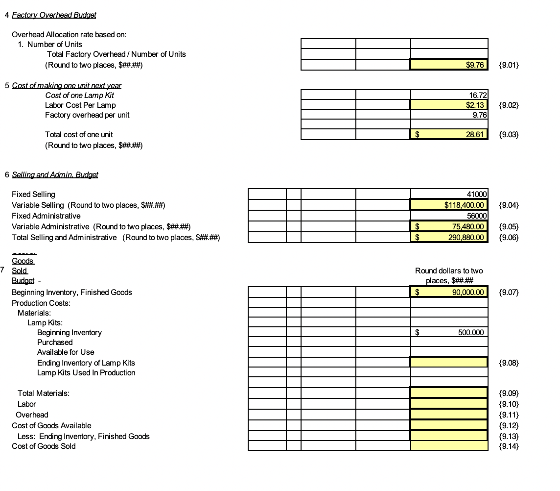 and ending with 10.10. Thank you!! All the numbers left in yellow