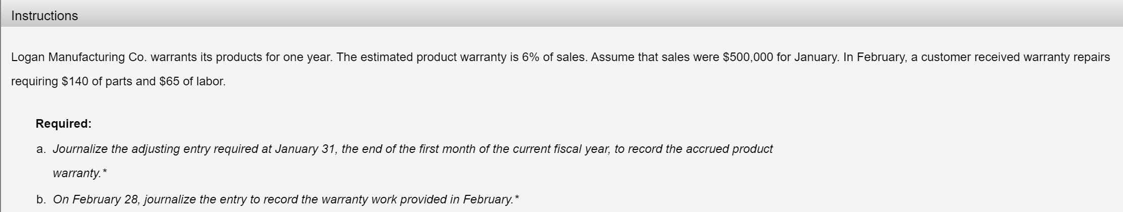 Can I please get help with this accounting problem please? Thank you