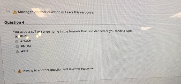 10 The formula refers to an empty cell or to data that