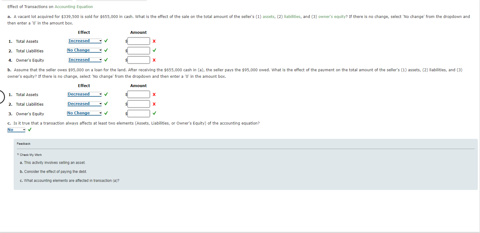 c. Is it true that a transaction always affects at least