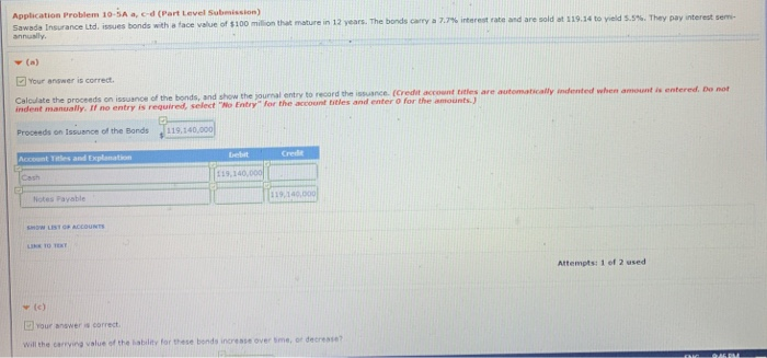  i need part d to be completed Application Problem 10-SA a,