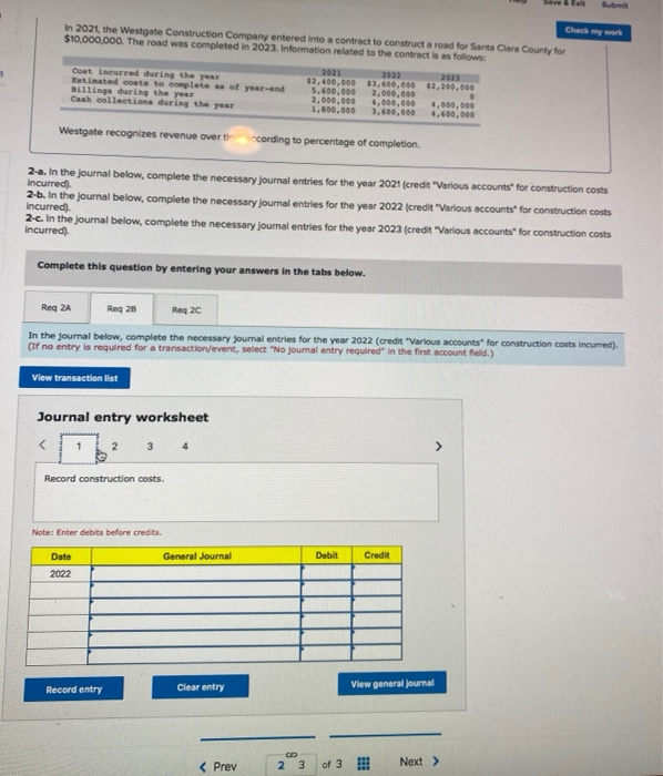 of year-end Billings during the year Cash collections during the year 2021